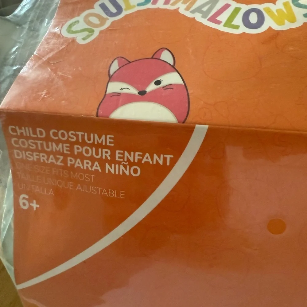 Squishmallows Winston Owl Kids Costume - Teal and Red